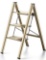 3 Step Ladder Aluminum Lightweight Folding Step Stool