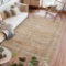 Tosuoka Area Rug, Living Room Rug Bedroom Rug Washable Non-Slip Stain Resistant Rug with Anti Slip