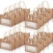 Reginary 16 Pieces Tote Bags Reusable Burlap