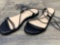 The Drop Strappy Foot Slingback Flat Sliders 8US