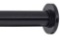 Ivilon Tension Curtain Rod (White and Black) & Mat