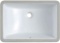 Lifezcime 18 x13 inch Undermount Rectangle Bathroom Sink U-shape Base
