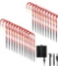 Candy Cane Lights, 24 Pack Upgraded Solar