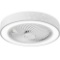 COLIY Invisible Enclosed Ceiling Fans and Remote Control Dome Hollow