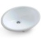 Oval Bathroom Sink of Porcelain White