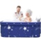 Kiseely Portable Foldable bathtub for Adult, Large Family Soaking Bathtub for SPA, Efficiently