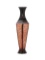 Hosley's Decorative Red Black Embossed Metal Tall Floor Vase 23.5 Inch High. Ideal Gift for Weddings