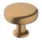 Lot of 1-1/4in Knobs Champagne Bronze