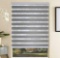 33 x 72 Inches Grey Zebra Roller Shades