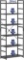 NUMENN 6 Tier Bookshelf