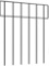 AUSOKE 24 Pack Garden Fence-13x17in-T(Black)