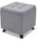 USJRAO Cube Storage Ottoman Fabric Linen Foot Rest