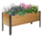 37x13x15in Outdoor Plants Elevated Planter Box