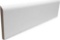 White Gloss Finish 2x8 inch Ceramic Bullnose Subway Wall Trim Tile