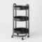 3 Tier Round Metal Utility Cart - Brightroom