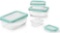 OXO Good Grips Smart Seal Leakproof Glass Food Storage Container Set