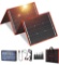 DOKIO 160W 18V Portable Solar Panel Kit (ONLY 9lb) Folding Solar Charger with 2 USB Outputs