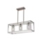 XILICON Dining Room Lighting Fixtures Hanging Farmhouse Brushed Nickel 3 Light Modern Pendant