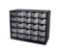 Buyongwant Plastic Parts Storage Hardware and Craft Cabinet, 25 Drawer Type Component Box ?Black?