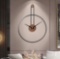 YISITEONE Medium Decorative Wall Clock for Living Room
