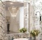 TokeShimi 30 x 36 Brushed Silver Bathroom Mirror