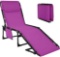 ABCCANOPY Adjustable Outdoor Folding Chaise Lounge Chair