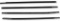 Wztepeng 4PCS Weatherstrip Window Seal Compatible (semi bent parts)