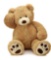 Giant Teddy Bear with Big Footprints Plush Stuffed Animals Light Brown 39 inches
