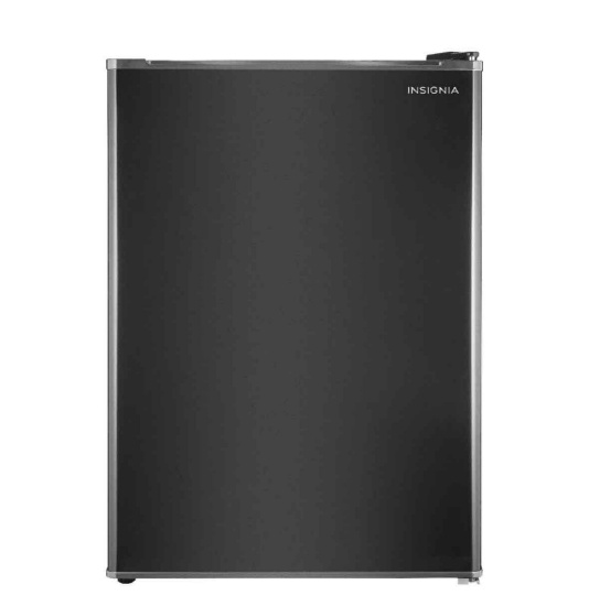 Insignia - 2.6 Cu. Ft. Mini Fridge - Black