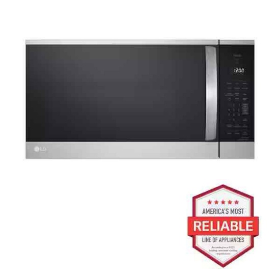 LG 1.8 cu. ft. 30 in. W Smart Over the Range Microwave Oven with EasyClean in PrintProof Stainless