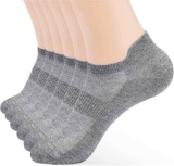 ATBITER Ankle Socks Women's Thin Athletic Running Low Cut No Show Socks With Heel Tab 6Pairs