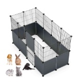 Small Animal Playpen, Pet Playpen for Small Dogs with Door