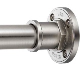 BRIOFOX Industrial Shower Curtain Rod 43?X73?