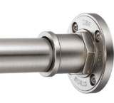 BRIOFOX Industrial Stainless Steel Shower Curtain Rod