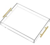 HIIMIEI Acrylic Serving Tray 12?x16?