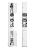Tangkula Tall Slim Bathroom Storage Cabinet
