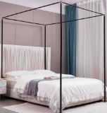 Mengersi Canopy Bed Frame Twin Size