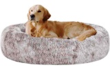 Coohom Oval Calming Donut Cuddler Dog Bed 36