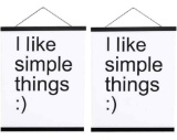 2 Pack Magnetic Poster Hanger Frame
