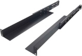 JINGCHENGMEI 1U Universal 4-Post Rack Mount Server Shelf Rails
