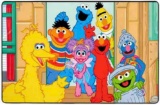 Cartoon Se.Same S.Treet Area Rug