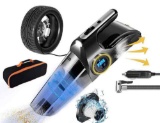 Migtory Car Vacuum Cleaner 4 in 1 Multipurpose Portable with Digital Air Compressor Pump