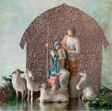 Willow Tree The Holy Family, Sculpted Hand-Painted Nativity Figure