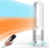 Bladeless Tower Fan, 1400W Space Heater & 40W Cooler