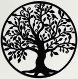 DEKADRON Metal Wall Art Tree of Life