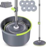 Almcmy Spin Mop and Bucket Set