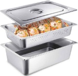 3 Pack Full Size Hotel Pan with Lid