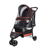ROODO Escort 3 Wheel Pet Strollers Small Medium Dogs Cat Kitty Cup Holder Lightweight Travel System