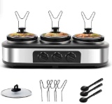 RoyalCraft Triple Slow Cooker