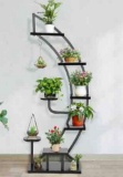 VIVOHOME Curved Plant Stand